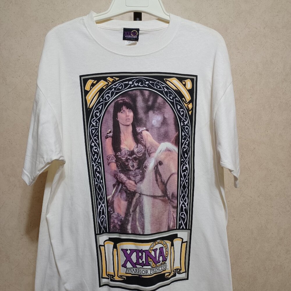 Vintage 90s Official Xena Warrior Princess Collectible T-Shirt Adult XL